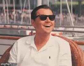 Blurred Leonardo Dicaprio Wolf Of Wall Street meme template