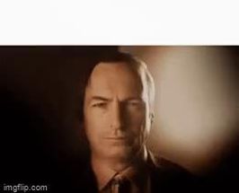 Blurred Saul Goodman 3d blank white bar meme template