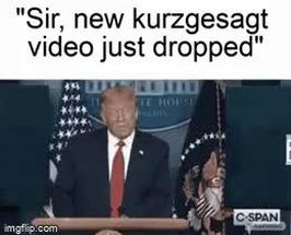 Blurred Donald trump goes fast meme template