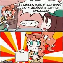 Blurred Pokemon Serena Your Mom Template meme template