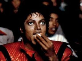 michael jackson eating popcorn meme