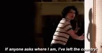 Blurred Leaving The Country meme template