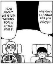 Blurred Why does serizawa call you babygirl meme template