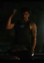 Blurred Iron Man Hammering meme template