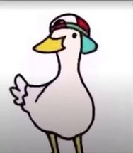 Blurred Dancing Duck meme template