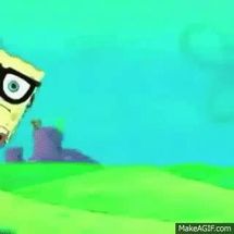 Blurred Sponegbob Is a Rocket meme template