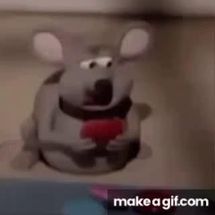 Blurred Rat eating meme template