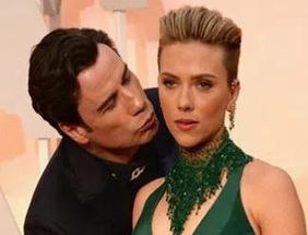 John Travolta Creepy Kiss meme