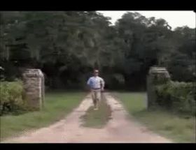 Blurred Forest Gump meme template