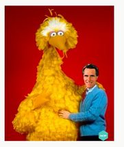 Big Bird And Mitt Romney meme