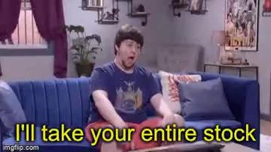 Blurred Ill take your entire stock GIF version meme template