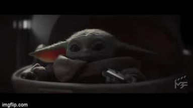 Blurred Baby Yoda Sith meme template