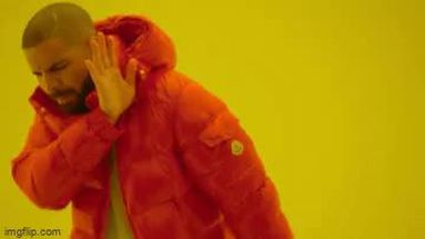 Blurred Drake Hotline Bling Gif version meme template