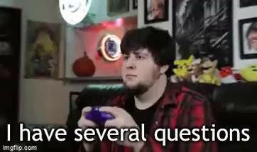 Blurred I have several questions meme template