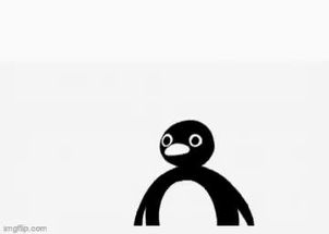 Blurred Uncanny Pingu meme template