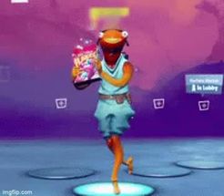 Blurred Fish eating cereal meme template