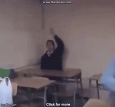 Blurred When That one kid reminds the teacher about the exam meme template