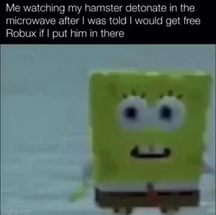 Blurred Spongebob explode meme template