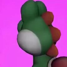 Blurred Broken Yoshi meme template