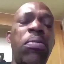 Blurred Crying black man meme template