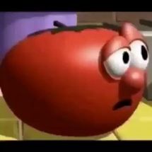 Blurred sad tomato meme template