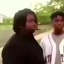 Blurred black guy disappearing meme template