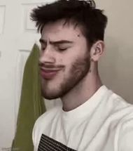 Blurred giga chad meme template