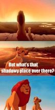 Simba Shadowy Place meme