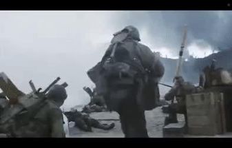 Blurred WW2 d day meme template