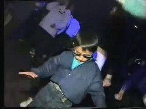 Blurred dancing meme template