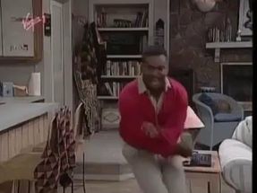 Blurred Dancing Chandler meme template