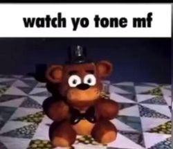 Blurred Watch yo tone mf meme template