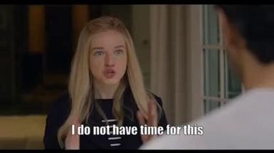 Blurred Anna Delvey doesnt have time meme template