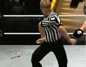Blurred referee meme template