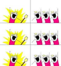 Blurred What Do We Want 3 meme template