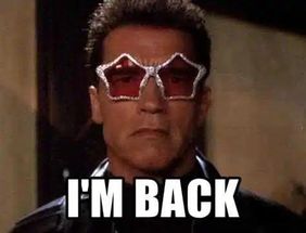 Blurred I'm Back meme template