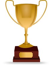 Blurred Blank Trophy meme template