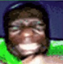 Blurred Angry black guy ranting meme template