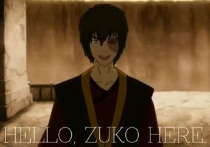 Blurred Hello Zuko Here meme template