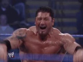 Blurred Batista Freakout meme template