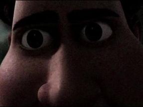 Blurred titan staring meme template