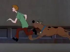 Blurred Scooby Doo and Shaggy Rogers On Da Run 3 meme template