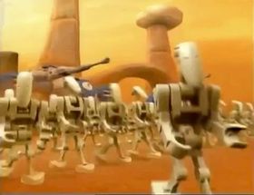 Blurred Lego Droid Dancing meme template