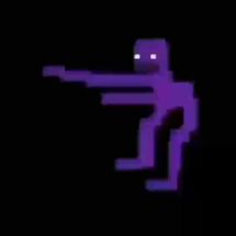 Blurred Purple guy dancing meme template