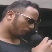 Blurred The Rock eyebrow gif meme template