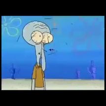 Blurred Squidward Shatter meme template