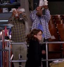 Blurred Tina Fey Make it Rain meme template