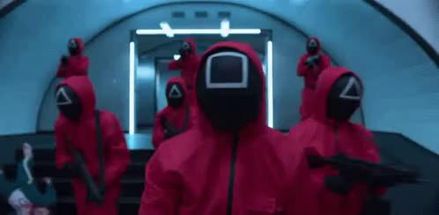 Blurred SQUID GAME meme template