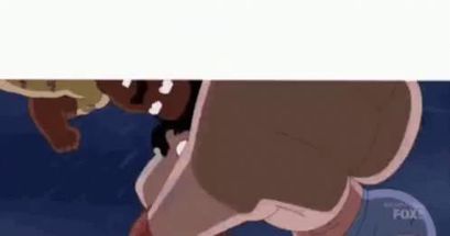 Blurred Family Guy beating up meme template