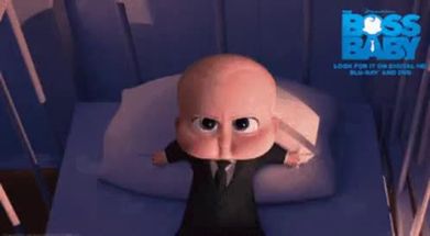 Blurred boss baby crying meme template